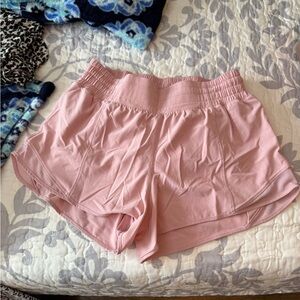 Lululemon Athletica Light Pink Athletic Shorts
